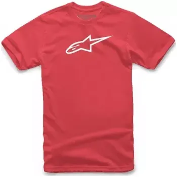 Pánské tričko tričko AGELESS CLASSIC TEE krátký rukáv, ALPINESTARS (červená/bílá, vel. M)