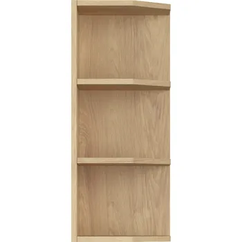 Kuchyňská skříňka Black red white Horní rohová skříňka Iris 30 cm otevřená Barva korpusu skříněk: Bílá alpská