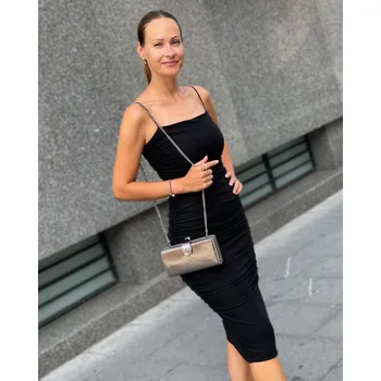 Dámské šaty PINKO FORZA ŠATY NA RAMÍNKA Z99 Velikost: M