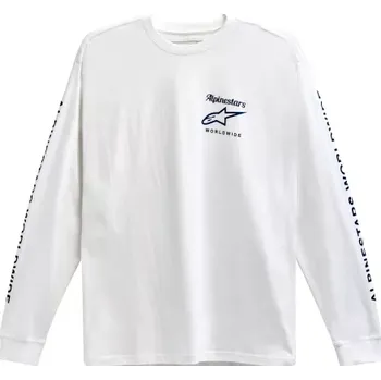 tričko AUTHENTICATED TEE, ALPINESTARS (bílá/černá, vel. M)