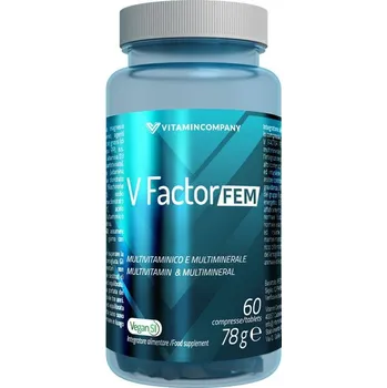 Vitamincompany® V-Factor Fem - Multivitamin-multiminerál pro ženy s postupným uvolňováním