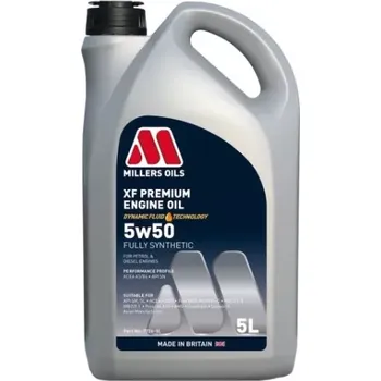 Motorový olej MILLERS OILS XF PREMIUM 5w50 5L