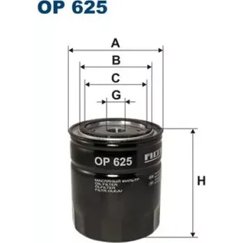 Filtr do auta FILTRON Olejový filtr OP 625