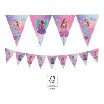 Procos Vlaječková Girlanda Barbie 9 vlajek