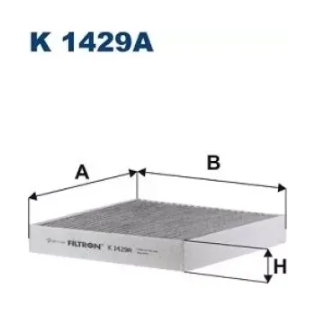Kabinový filtr FILTRON Kabinový filtr K 1429A
