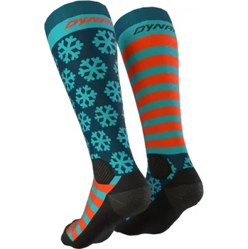 Pánské ponožky podkolenky Dynafit FT Graphic Socks, storm blue - vel. 39-42 119617