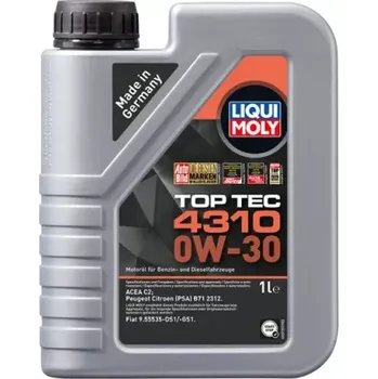 Motorový olej LIQUI MOLY 3735 TOP TEC 4310 0W-30 - 1L