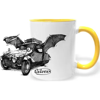 Hrnek - Velorex netopýr Barva: Žlutá