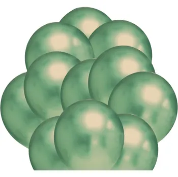Balónek Balónek chrom 20 ks lime green