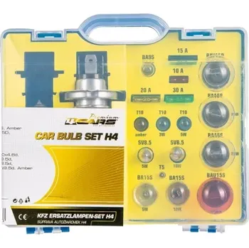 Autožárovka 4CARS SADA ŽÁROVEK H4 UNI SUPER KIT 19KS