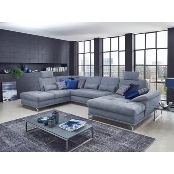 Sedací souprava Rohová sedací souprava do tvaru U COSTELLO 2 Levý roh - s rozkládáním a s úložným prostorem