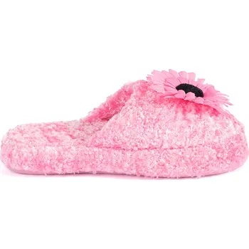 Dívčí tenisky Růžové dětské pantofle s ozdobnou květinou CX7604-1X-P Velikost: 31