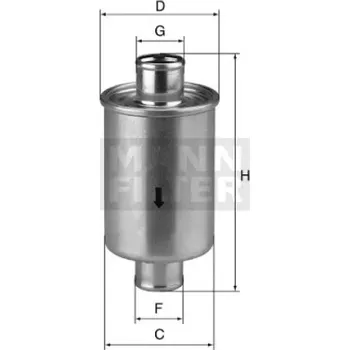 Hydraulický filtr MANN FILTER Filtr hydrauliky W 74