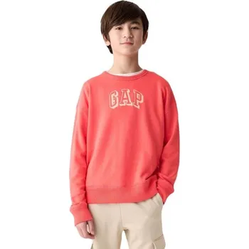 Chlapecká mikina Dětská mikina GAP V-FRCH FAM XXL Lososová, Bílá