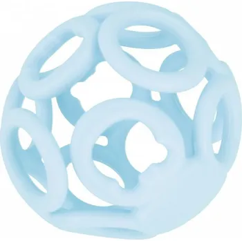 Hračka pro nejmenší Bam Bam Pastelová gumová koule Modrá