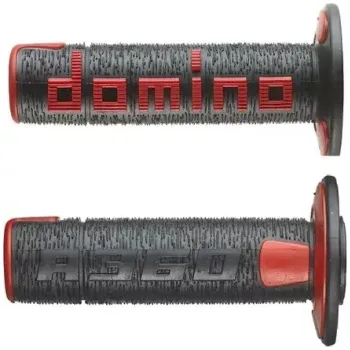 grip gripy A360 (offroad) délka 120 mm, DOMINO (černo-červené)