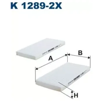 Kabinový filtr FILTRON Kabinový filtr K 1289-2x