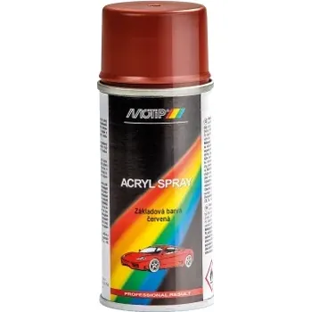 Silikonový sprej MOTIP Škoda základ červený 200ml