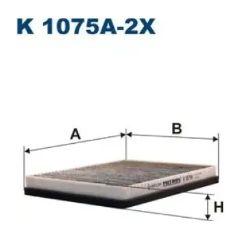 Kabinový filtr FILTRON Kabinový filtr K 1075A-2x