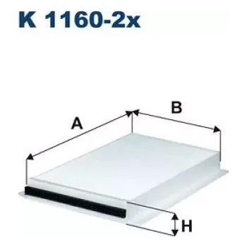 Autodíl FILTRON Kabinový filtr K 1160-2x