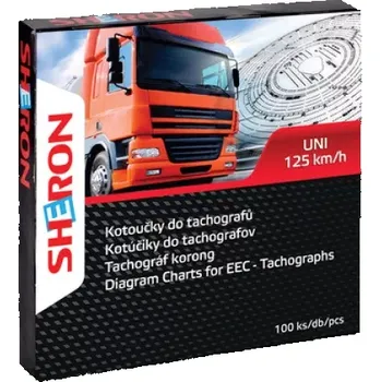 SHERON Kotoučky do tachografů 125 km/h UNI