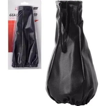 Auto-moto 4CARS Potah na tyč rychlostní páky carbon genuine leather černý