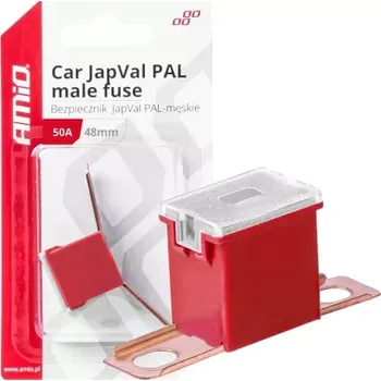 Autoelektrika AMiO Pojistky JAPVAL PAL samec 48mm 50A AMIO-03420