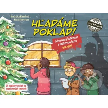 Kniha Hľadáme poklad!: Adventný kalendár pre deti s únikovou hrou - Anna Lisa Kiesel, Kurzi Shortriver Zelený kocúr