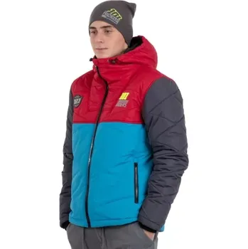 Moto bunda bunda DEFROST22 RIVAL, 101 RIDERS (šedá/modrá/červená, vel. XL)