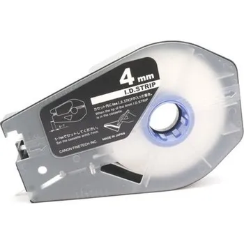 Tiskárna štítků Plastová identifikační bílá páska ID-04, 4mm x 5m, pro Canon M-1