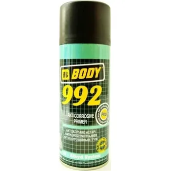 Barva ve spreji HB BODY 992 1k antikorozní základ ve spreji hnědý 400 ml