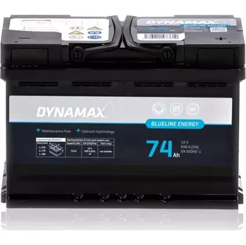 Autobaterie DYNAMAX ENERGY BLUELINE 74 12V 74AH 640A