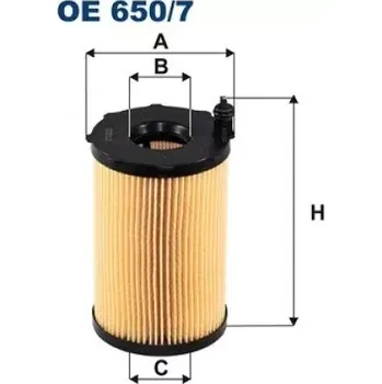 Olejový filtr FILTRON Olejový filtr OE 650/7