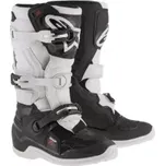 boty TECH 7 S, ALPINESTARS, dětské (černá/bílá, vel.34)