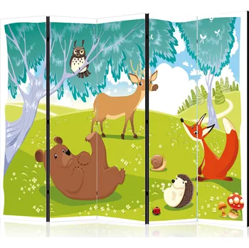 Paraván Paraván - Legrační zvířata II Velikost: 225x172 cm, Provedení: Jednostranný