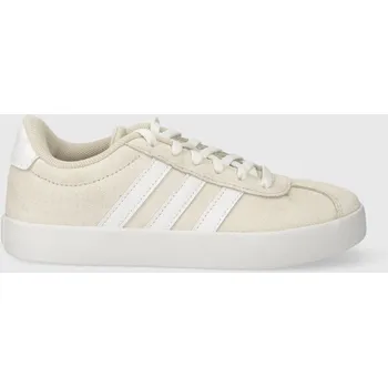 Chlapecké tenisky Dětské sneakers boty adidas VL COURT 3.0 K béžová barva ID6312 12X, EUR 35