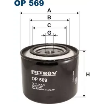 Olejový filtr FILTRON Olejový filtr OP 569