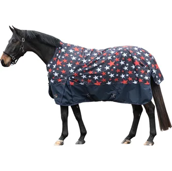 Deka pro koně HKM Zimní deka s vysokým krkem -Norwich- 600D, zateplení 100g, star Velikost: 115 cm