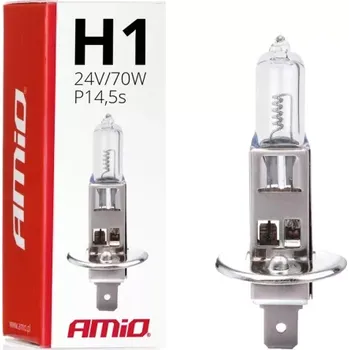 Autožárovka AMIO halogenová žárovka H1 24V 70W