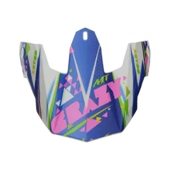 Helma na motorku MT HELMETS štít pro přilby synchrónmi Crazy, MT - Španělsko (sada vč. šroubů)