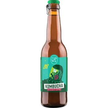 Limonáda Manaroots Kombucha granátové jablko 12 x 0,33l
