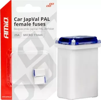 Autopojistky AMIO Pojistky JAPVAL PAL samice 25A-03459