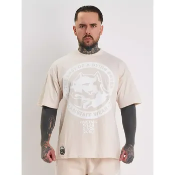 Pánské tričko Amstaff pánské tričko Valtor Cream