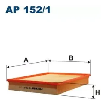 Filtr do auta FILTRON Vzduchový filtr AP 152/1