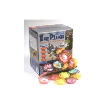 Špunt do uší PU štuple do uší, OXFORD (SNR - průměrná hodnota snížení hluku 35 dB, obchodní balení, box 100x2 páry)