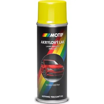Silikonový sprej MOTIP Škoda žlutá světla 200ml