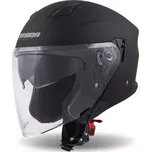 přilba Jet Tech, CASSIDA (černá matná/šedá loga, vel. XS)