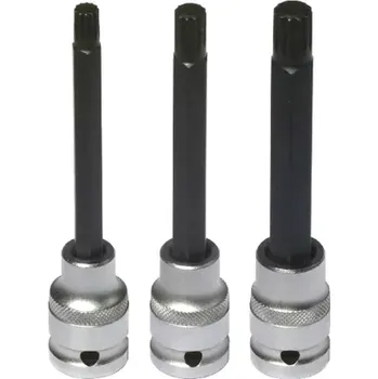 Gola sada sada dvanáctihranných (M8, M10, M12) prodloužených hlavic pro 1/2" ráčnu, BIKESERVICE