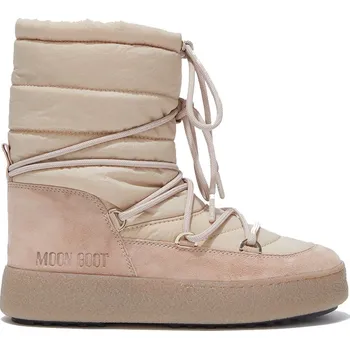 Dámská obuv Dámské boty Moon boot Ltrack Suede Nylon 001 Cipria