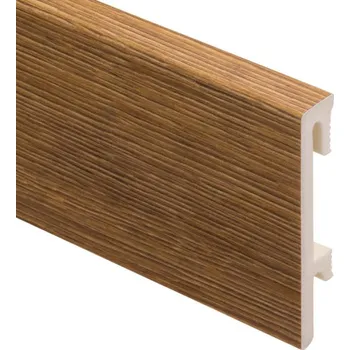 Podlahová lišta soklová Bravo 80mm - Kruger Oak